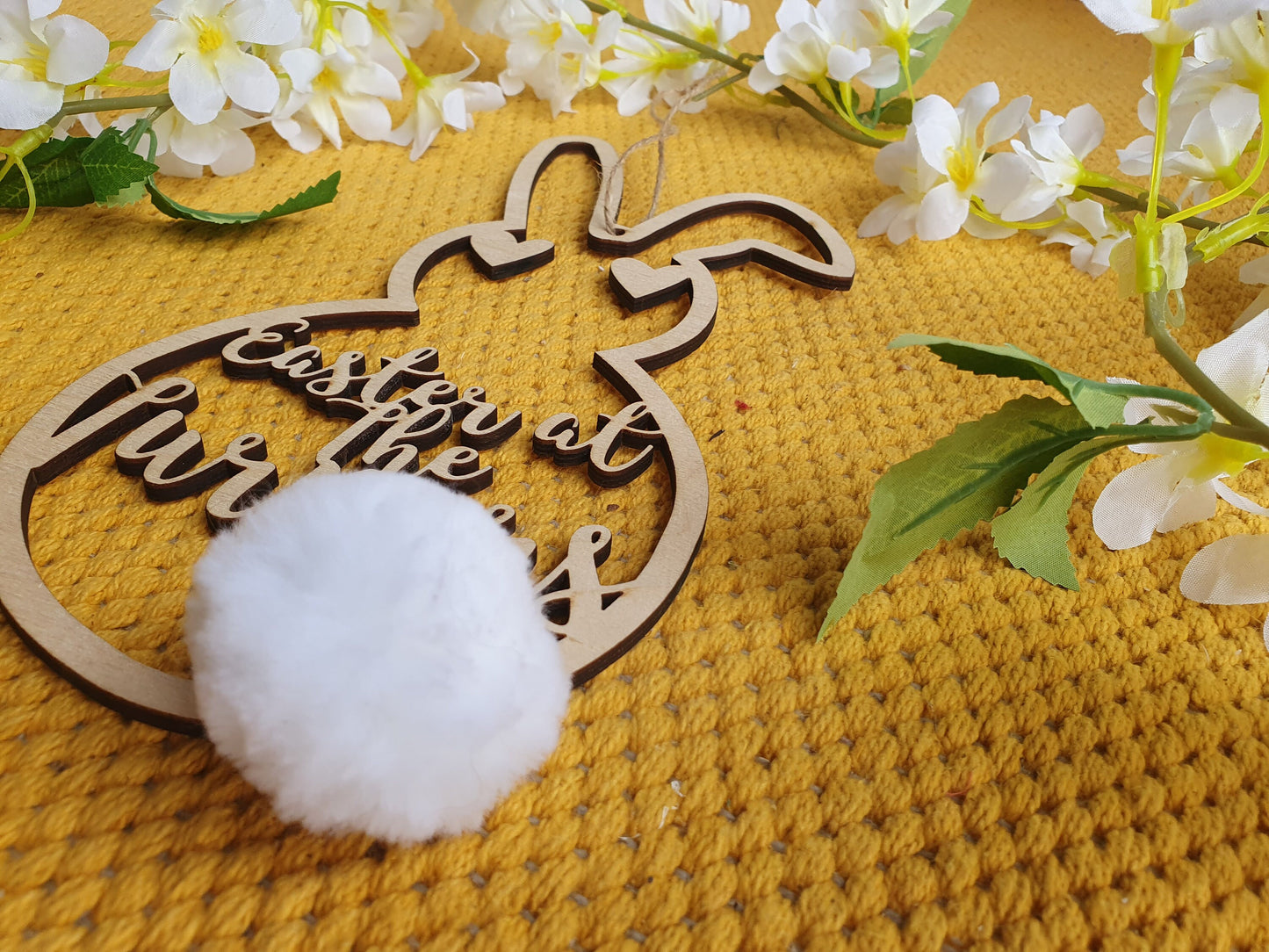 Personalised Easter Bunny Wreath