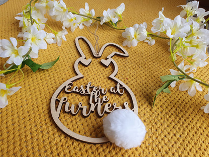 Personalised Easter Bunny Wreath