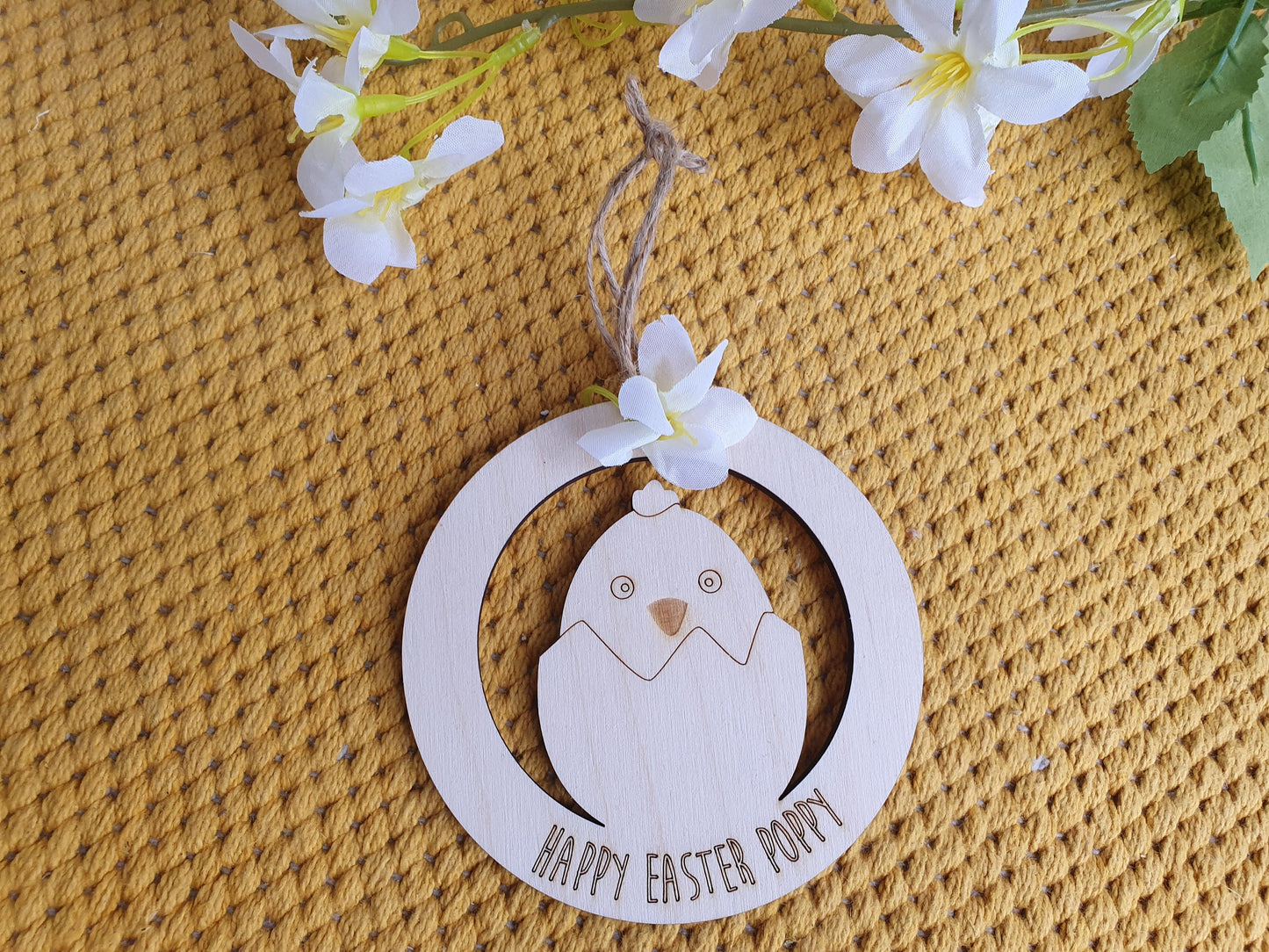 Personalised Easter Chick Decoration