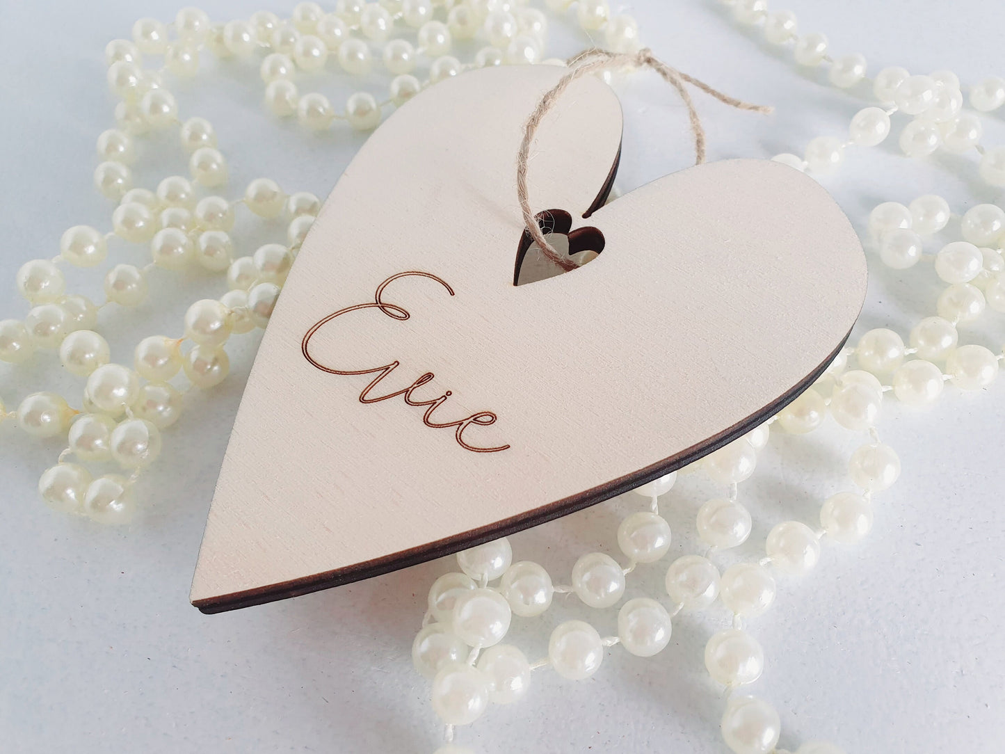 Personalised Wooden Wedding Place Cards