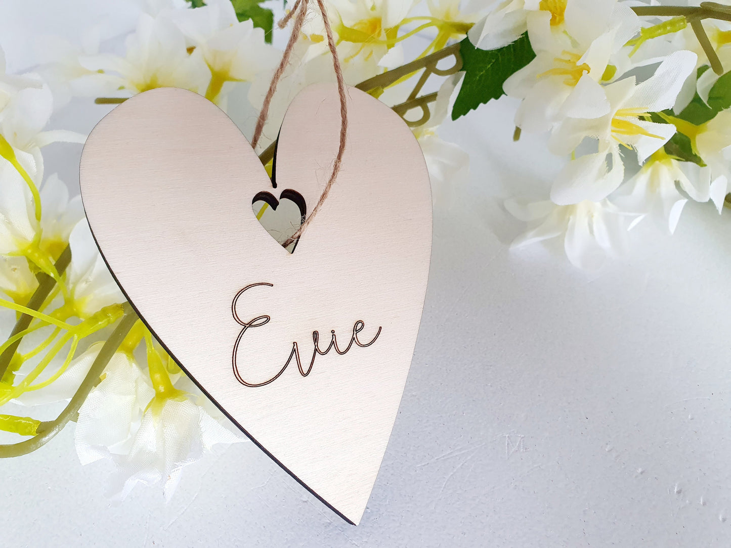 Personalised Wooden Wedding Place Cards