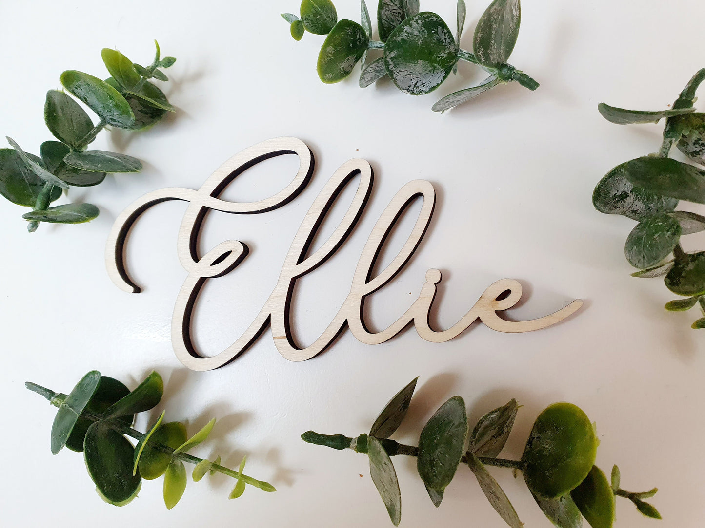 Rustic Personalised Wooden Wedding Place Cards - Pretty Wooden Letters Wedding Favours - Wedding Name Places - Wedding Titles