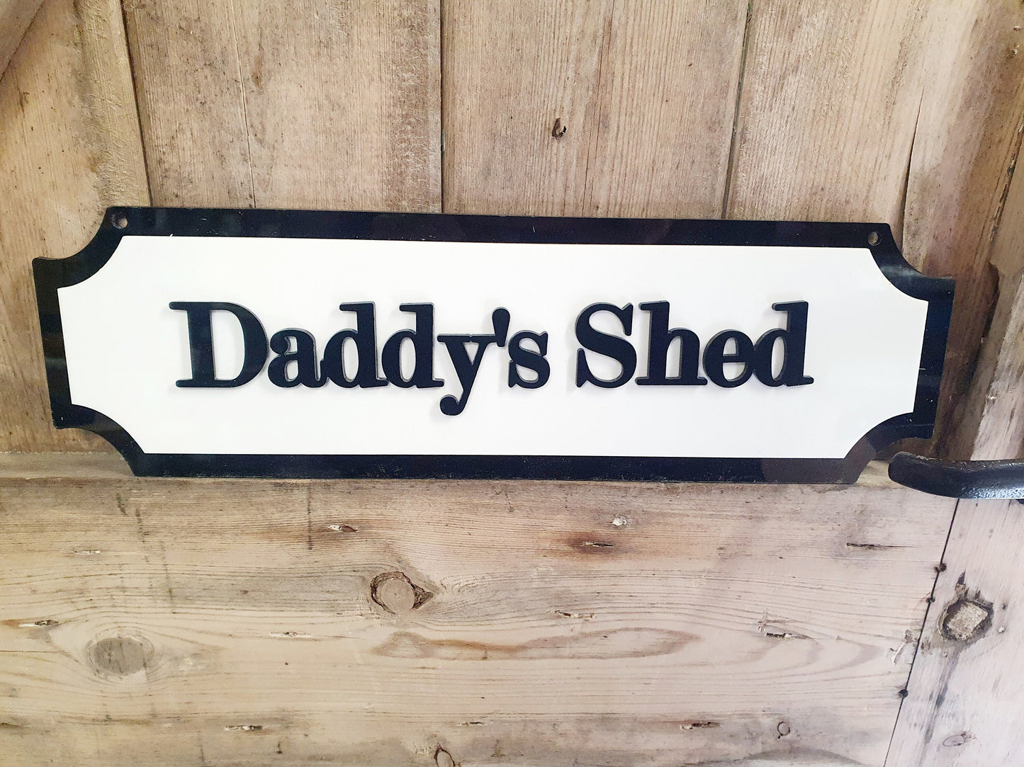 Personalised Shed Sign - Name Shed Sign - Outdoor Garden Sign - Custom Shed Plaque -Available In A Range Of Colours