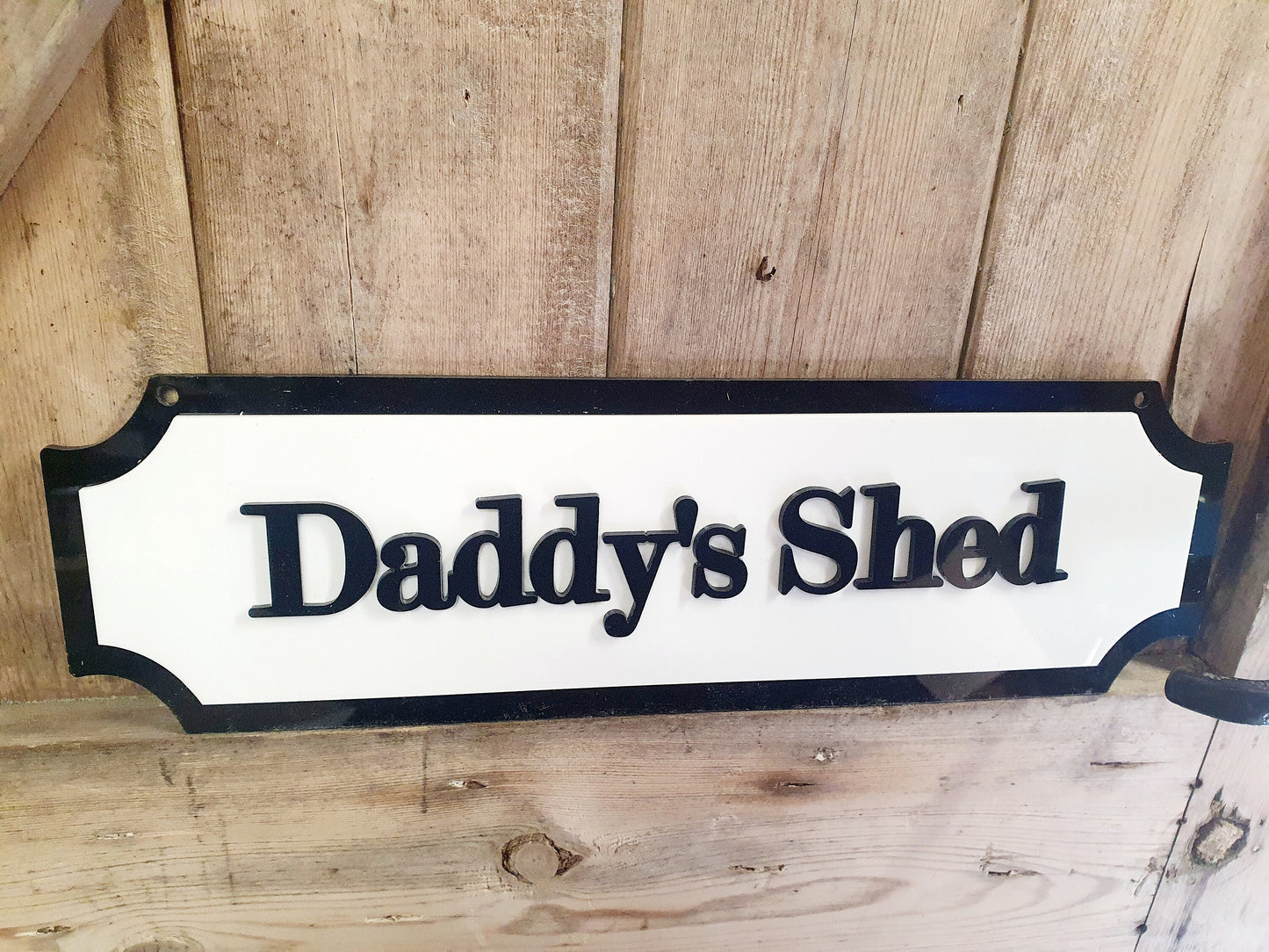 Personalised Shed Sign - Name Shed Sign - Outdoor Garden Sign - Custom Shed Plaque -Available In A Range Of Colours