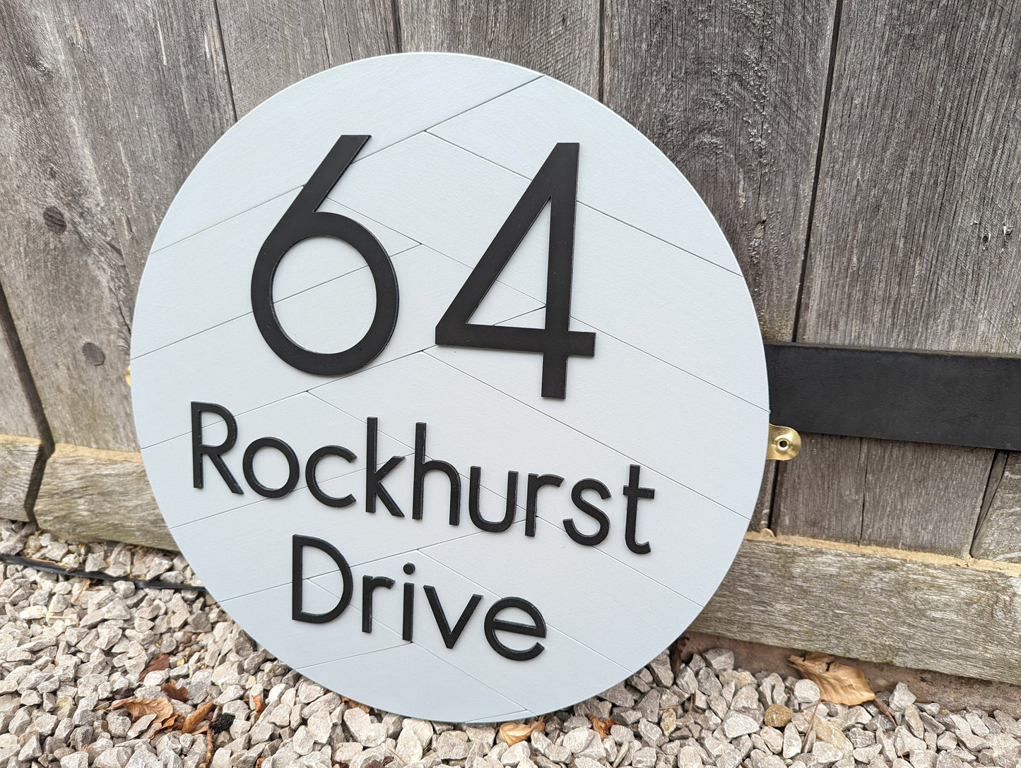 Modern Contemporary House Sign Perfect for Outdoors. Various Sizes and Colours Available. House Number and Street Sign. House Name Sign.