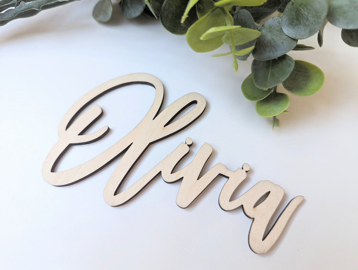 Rustic Stylish Wooden Wedding Place Cards - Modern Wooden Names Wedding Favours - Wedding Name Places - Unique Wedding Titles