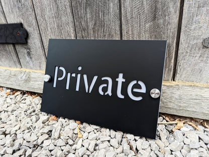 Private Sign for House. Outdoor Private Sign for Drive. House Private Sign for Door. Acrylic Private Wall Sign. Gate Private Sign.