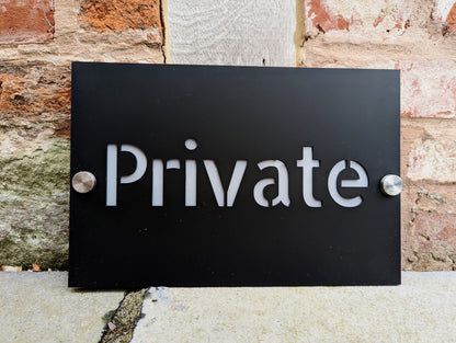 Private Sign for House. Outdoor Private Sign for Drive. House Private Sign for Door. Acrylic Private Wall Sign. Gate Private Sign.