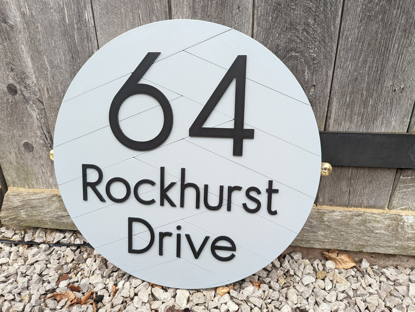 Modern Contemporary House Sign Perfect for Outdoors. Various Sizes and Colours Available. House Number and Street Sign. House Name Sign.