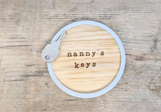 Personalised Key Trinket Tray, Name Key Holder, Trinket Tray, Key Dish, Key Tray, Decorative Key Holder, New Home Gift, Housewarming Gift.